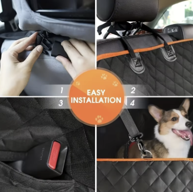 Premium Dog Car Backseat Cover